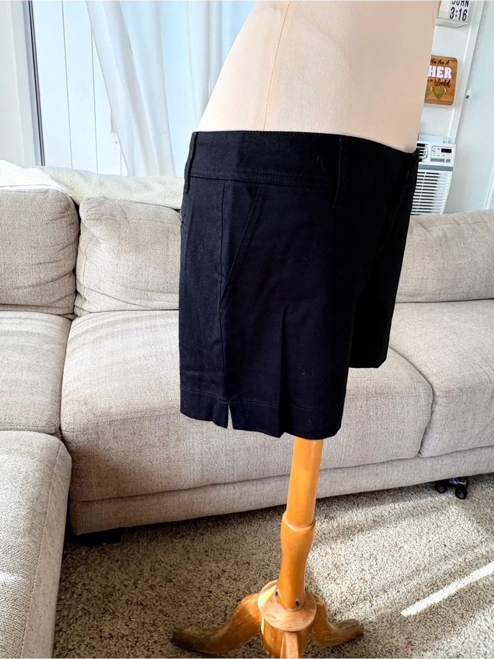 Women’s Dickies Black Flat Front women’s Shorts